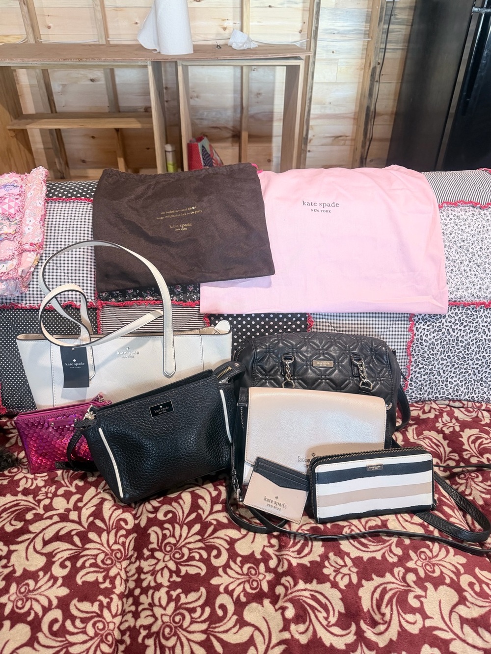 Bundle of Kate Spade. Two are New and others are in good condition.